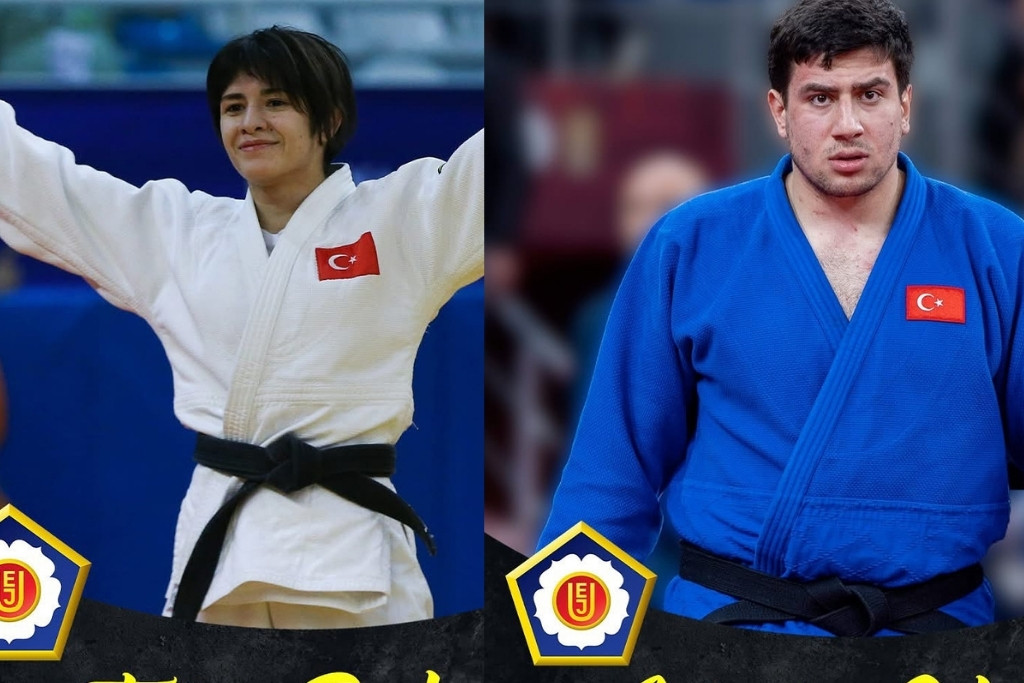 Tuğçe ve Munirden Altın Madalya