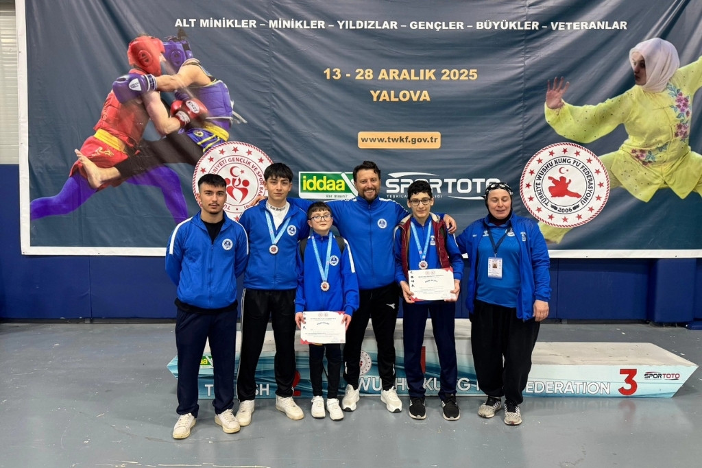 Türkiye Wushu Kung Fu Şampiyonasında Kağıtspor Rüzgarı